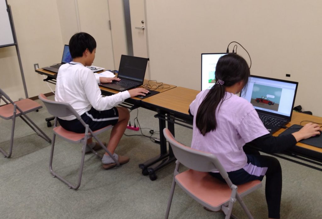 プログラミングレッスンの様子