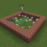 マインクラフトプログラミングで花壇づくり