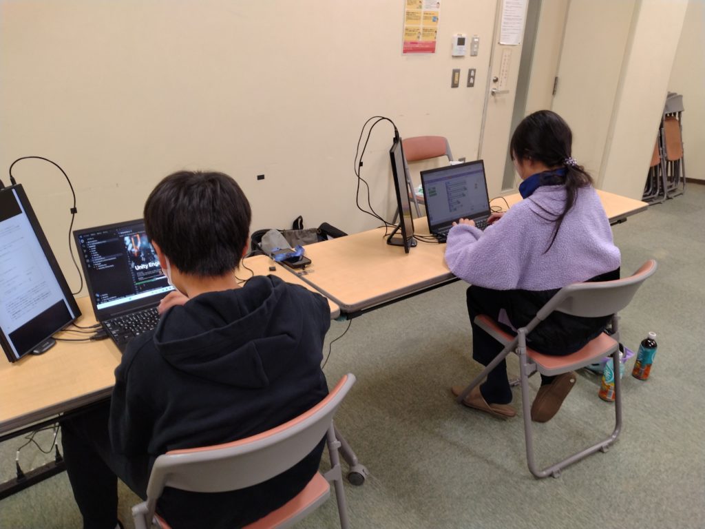 プログラミング教室レッスンの様子