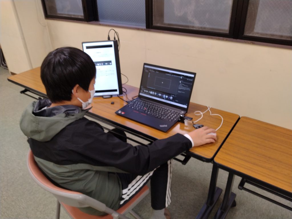 プログラミング教室レッスンの様子