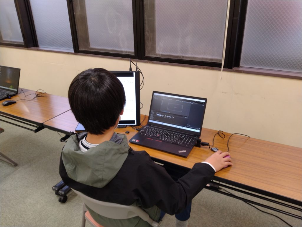 プログラミング教室レッスンの様子