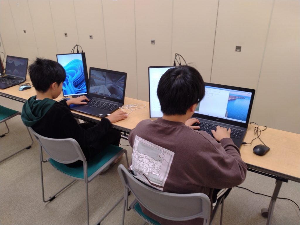 プログラミング教室レッスンの様子