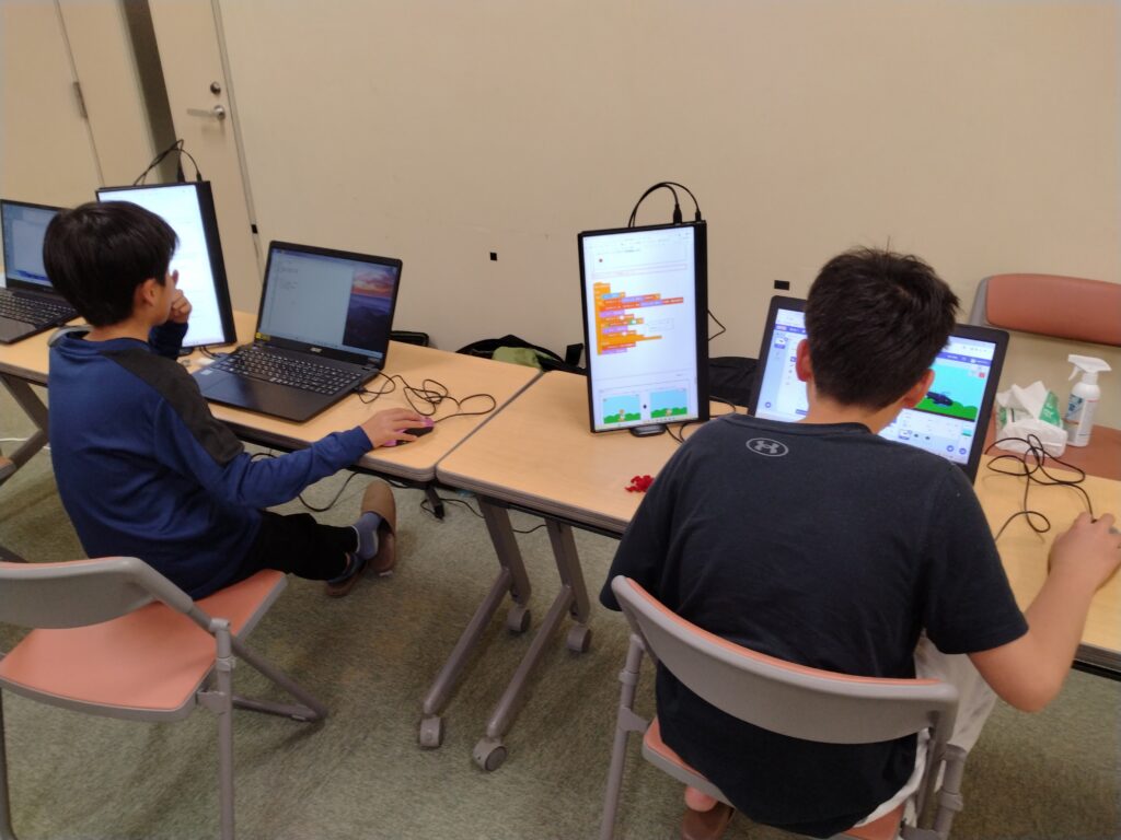プログラミング講座レッスンの様子