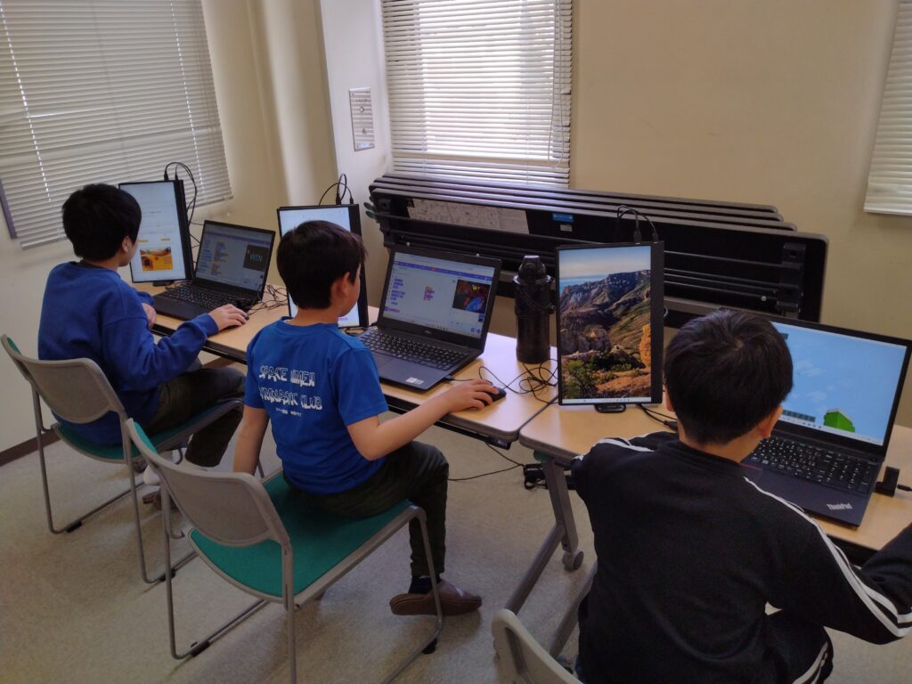 プログラミング講座レッスンの様子