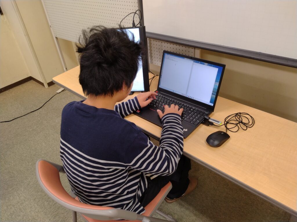 プログラミング講座の様子