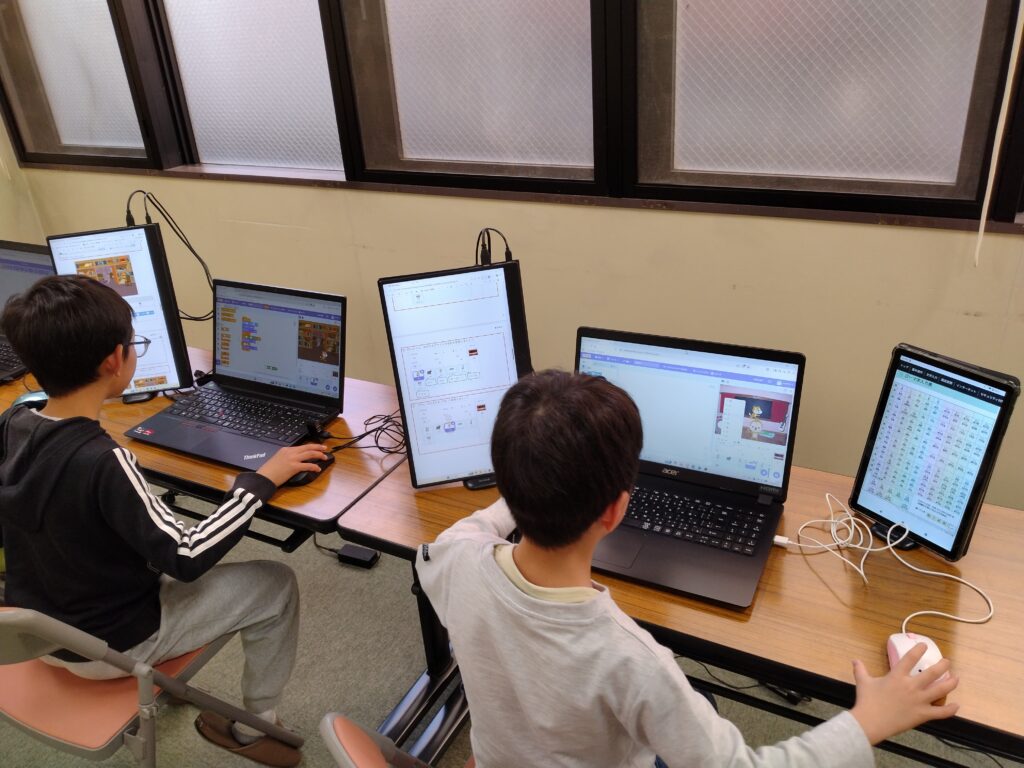 プログラミング講座の様子