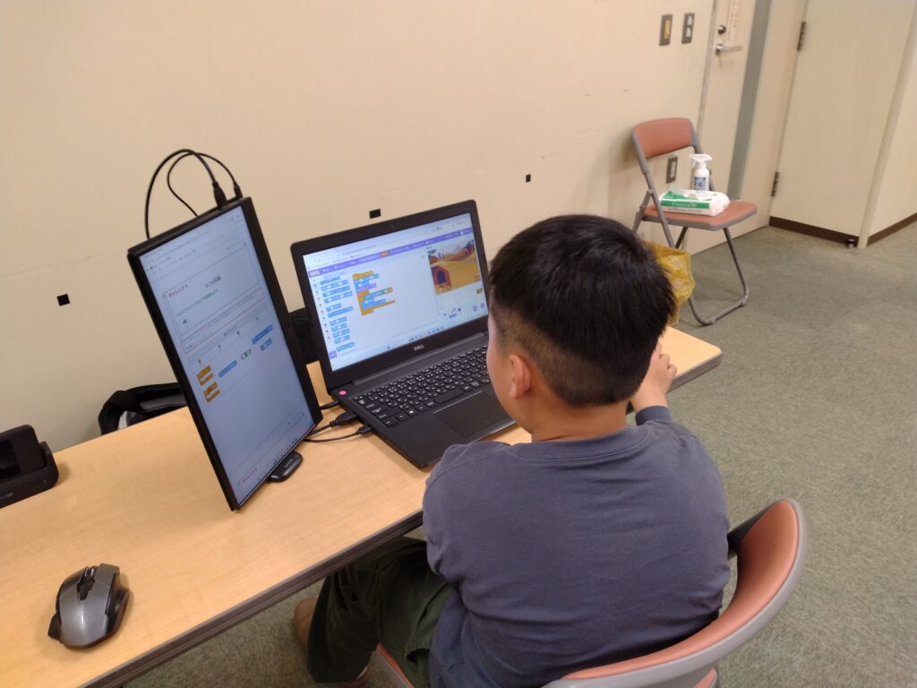 プログラミング講座の様子