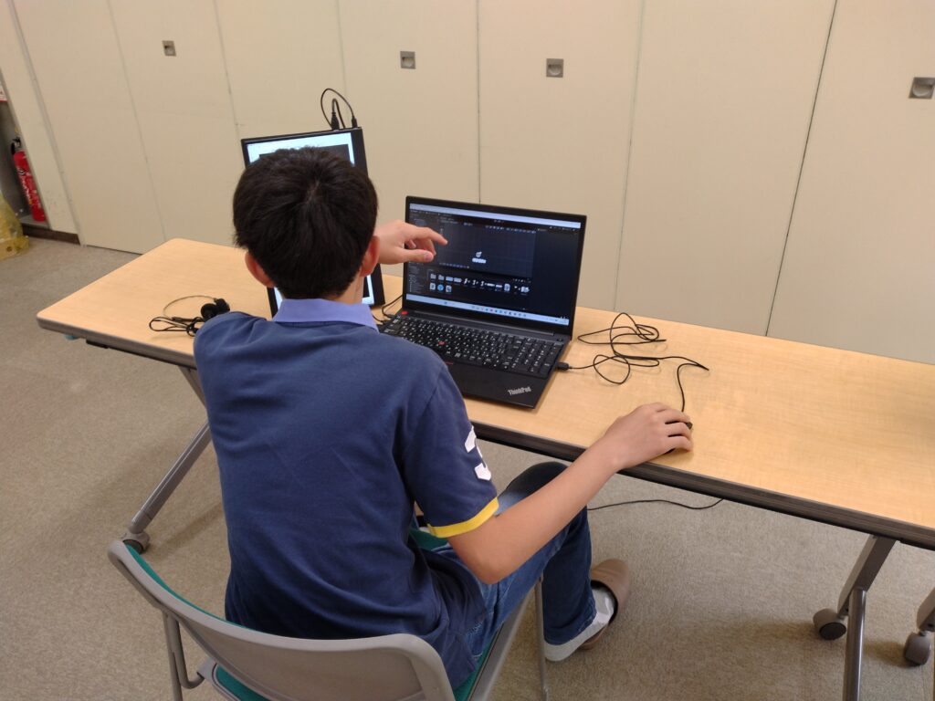 プログラミング教室レッスンの様子
