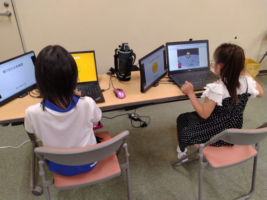 プログラミング教室レッスンの様子