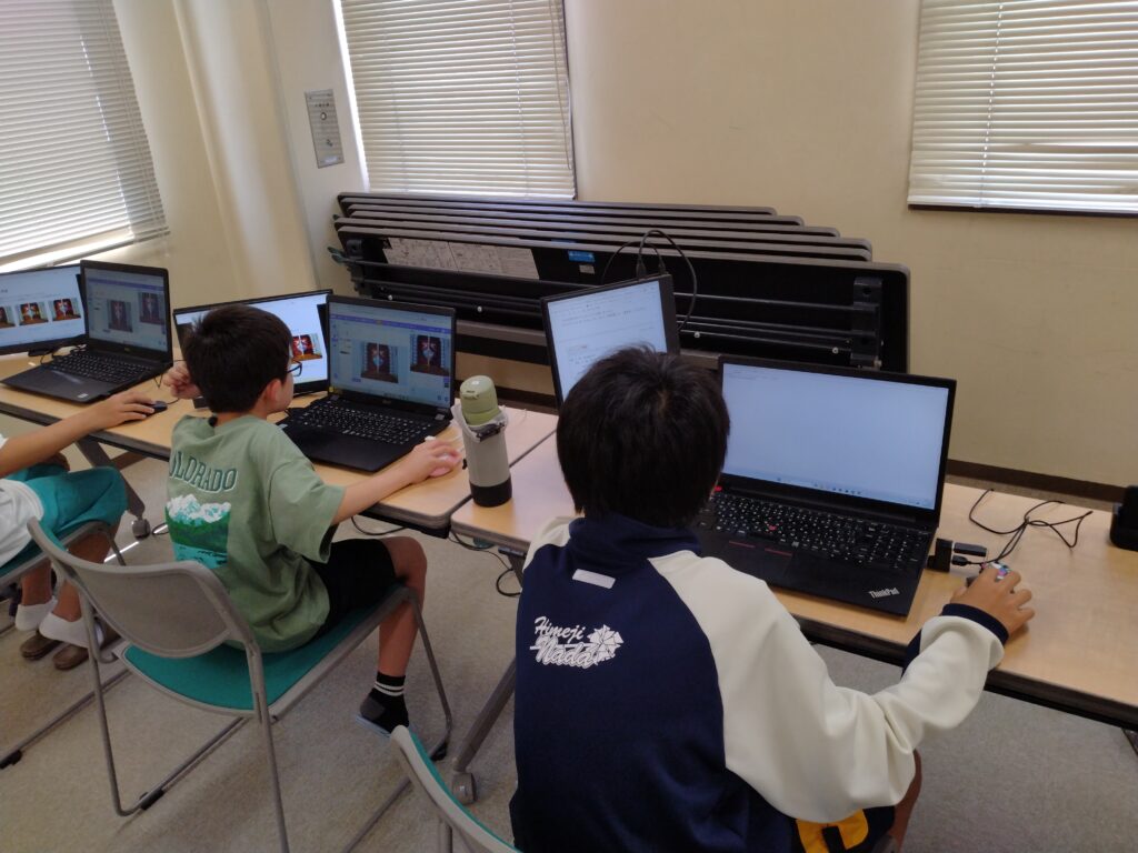プログラミング教室レッスンの様子