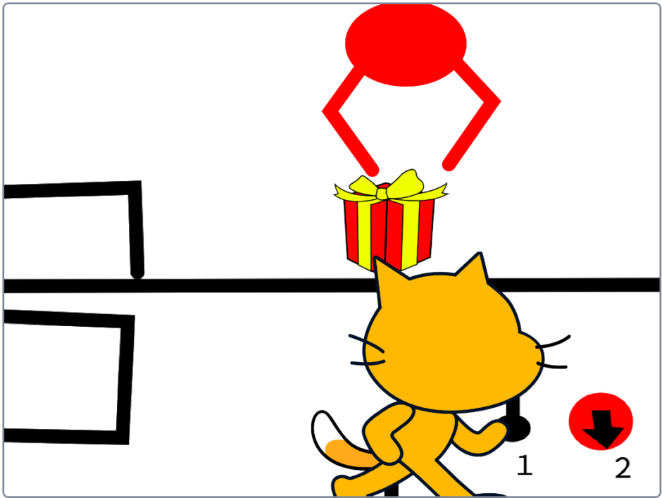 スクラッチ作品「UFOキャッチャー」