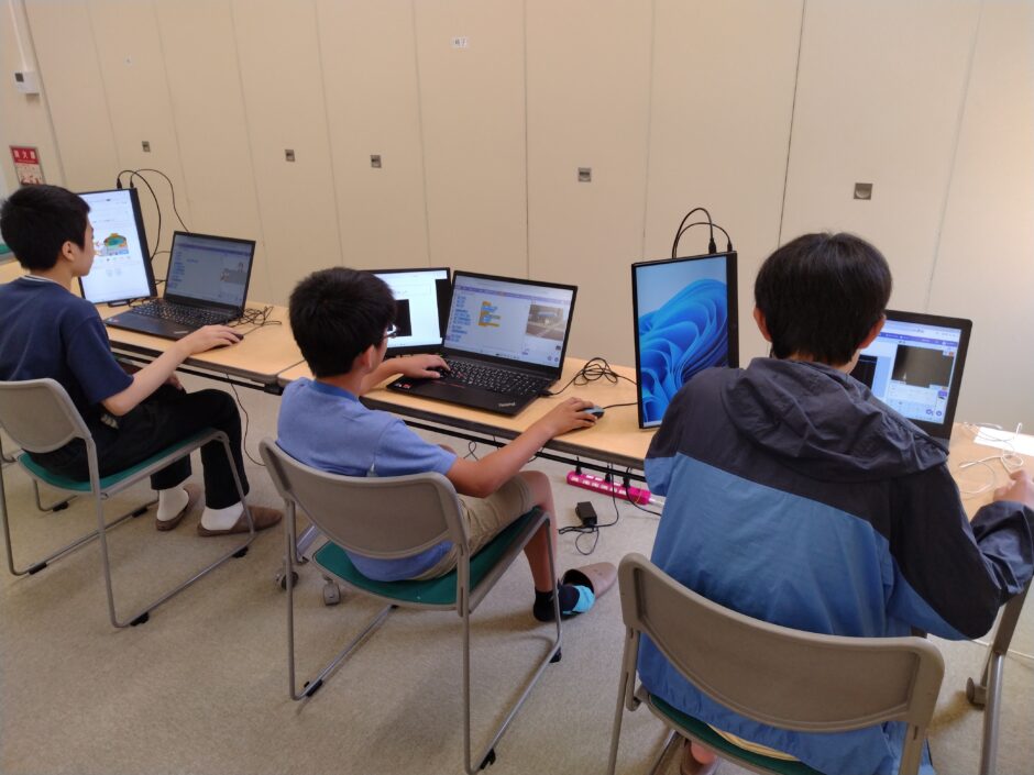 プログラミング教室レッスンの様子