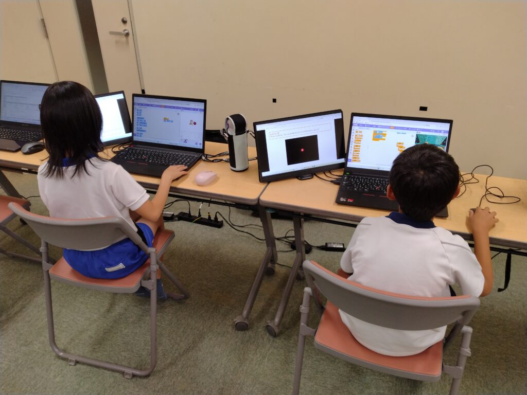 プログラミング教室レッスンの様子