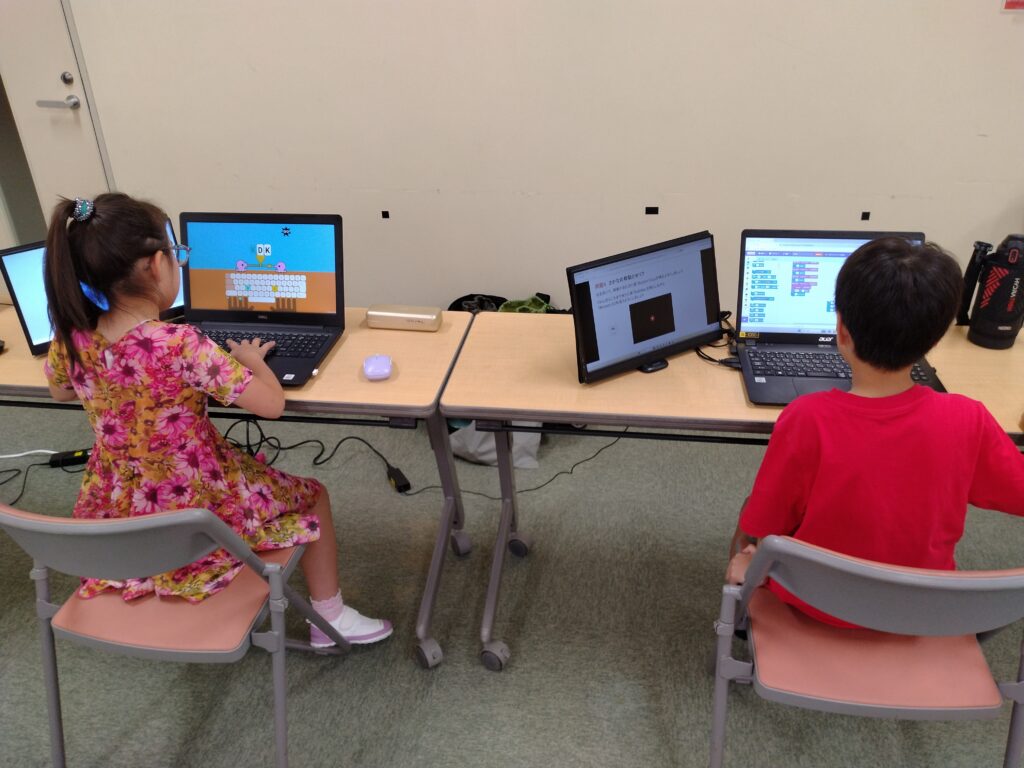 プログラミング教室レッスンの様子