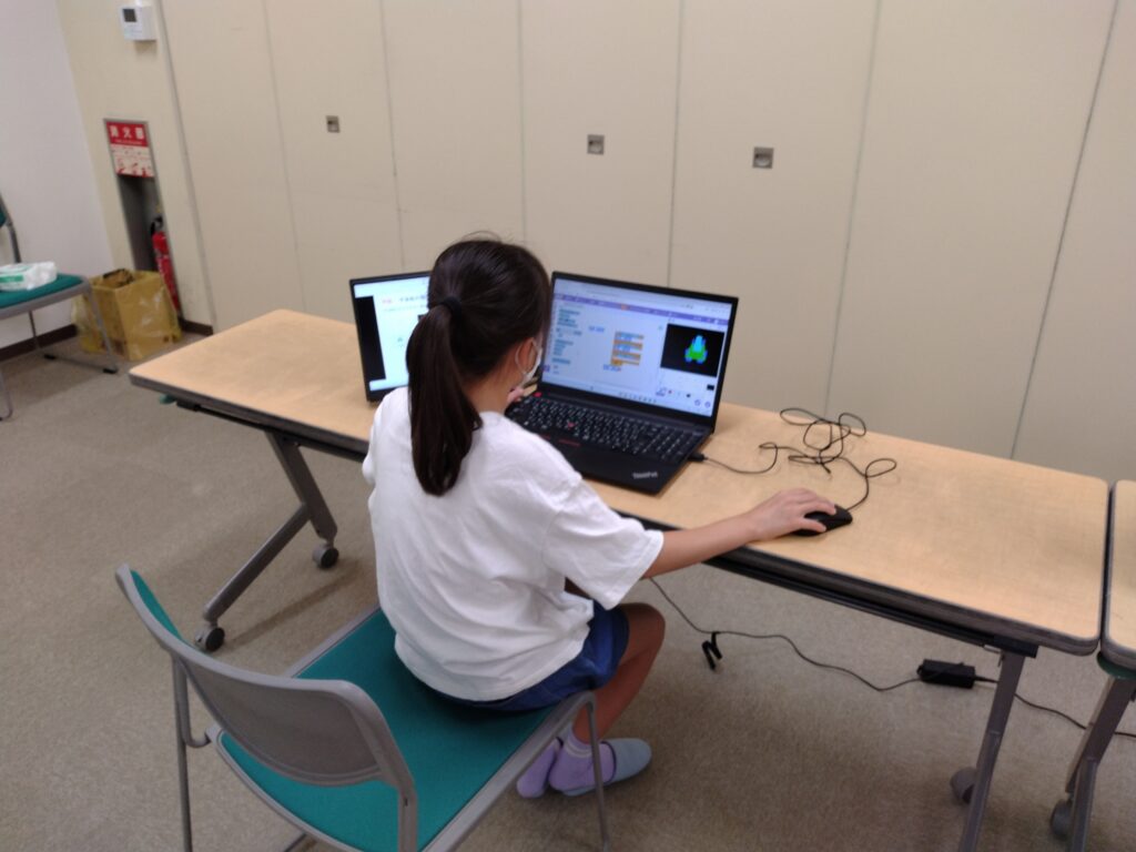 プログラミング教室レッスンの様子