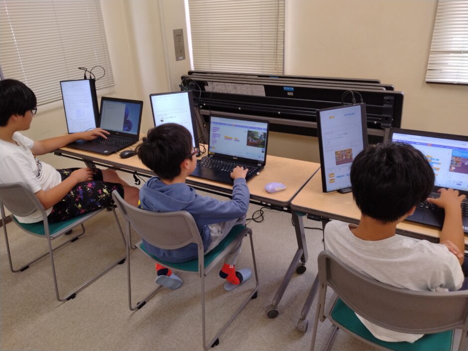 プログラミング教室レッスンの様子