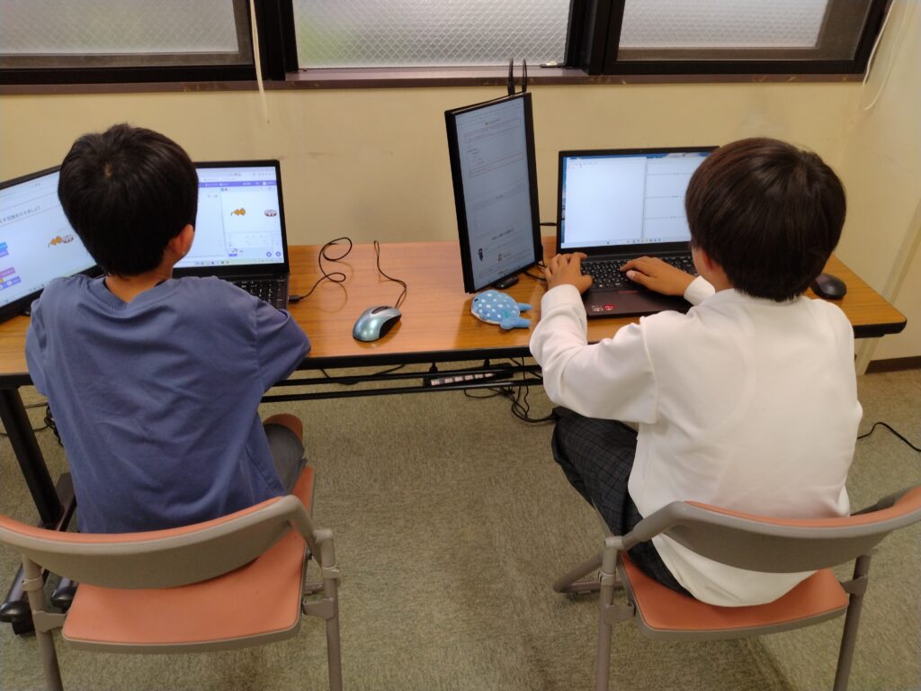 プログラミング教室レッスンの様子