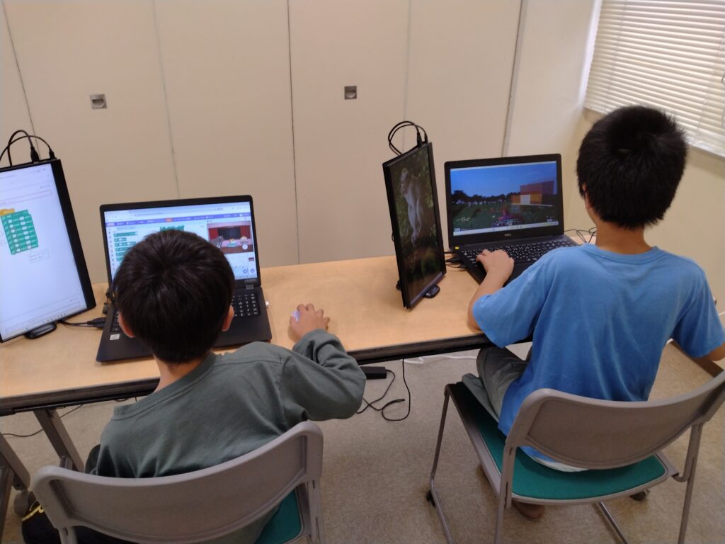 プログラミング教室レッスンの様子