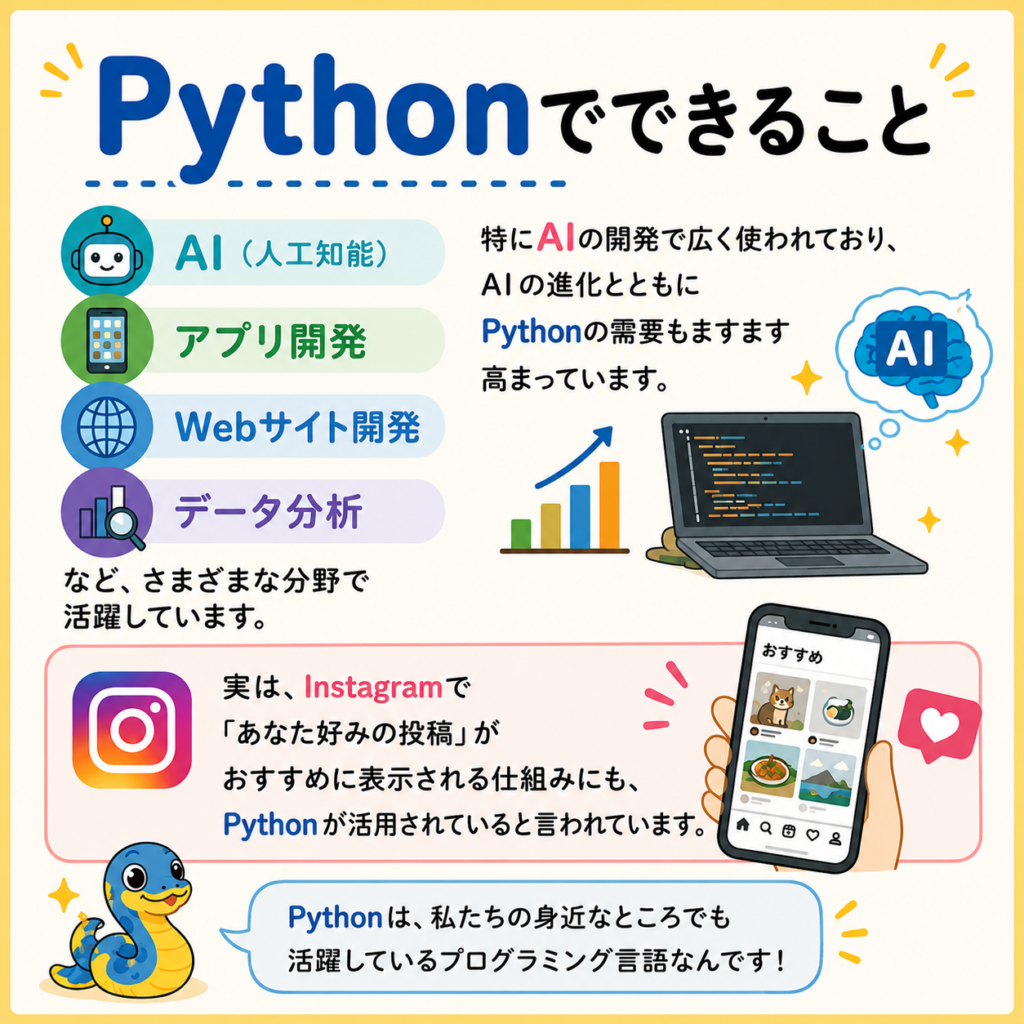 Pythonでできること