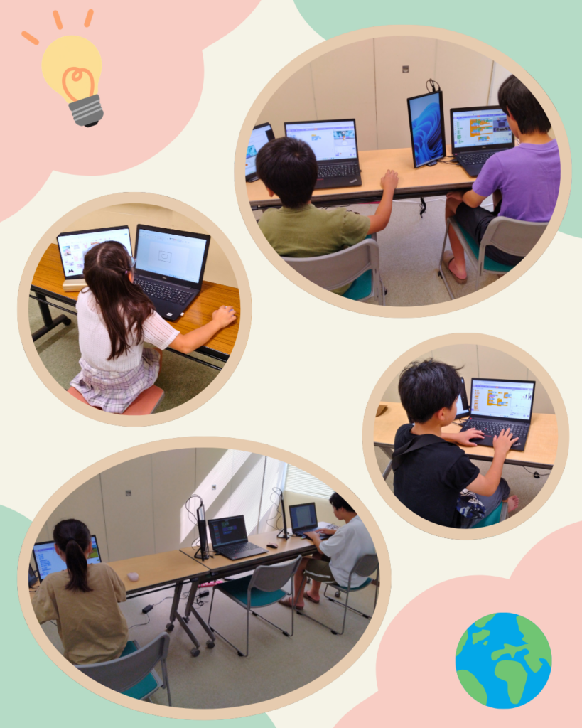 プログラミング教室レッスンの様子