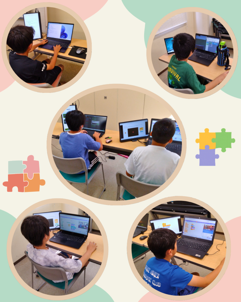 プログラミング教室レッスンの様子